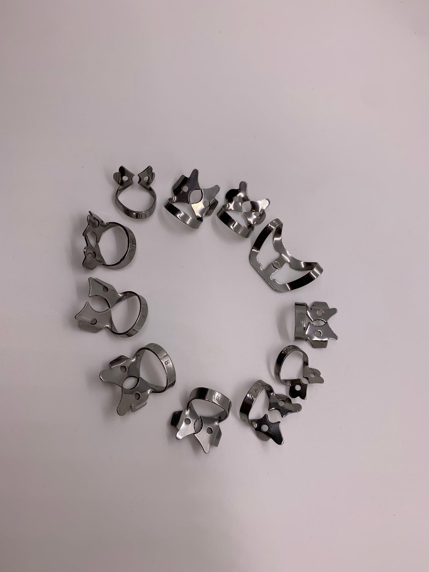 Rubber Dam Clamps (12 Piece Set)