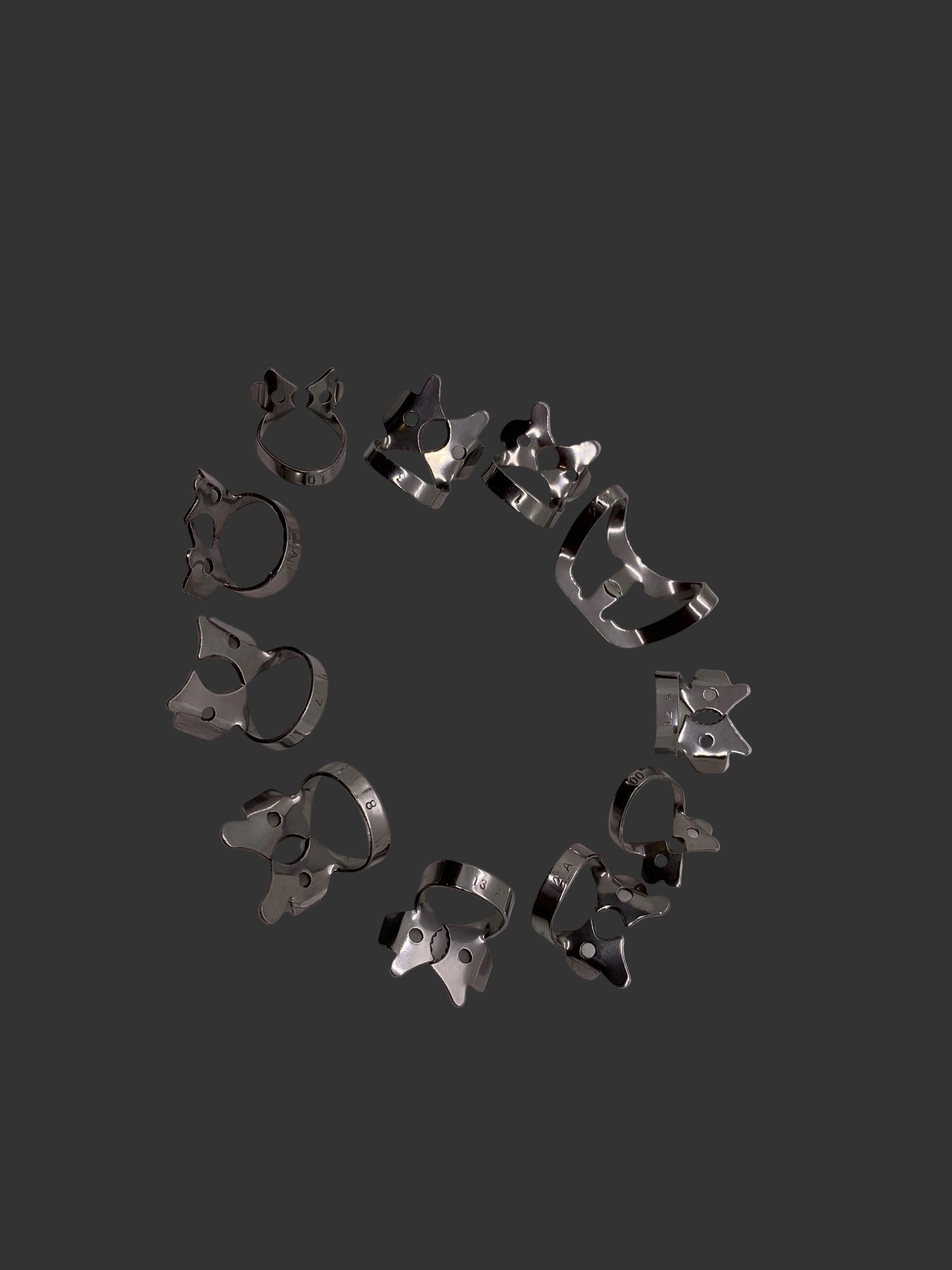 Rubber Dam Clamps (12 Piece Set)